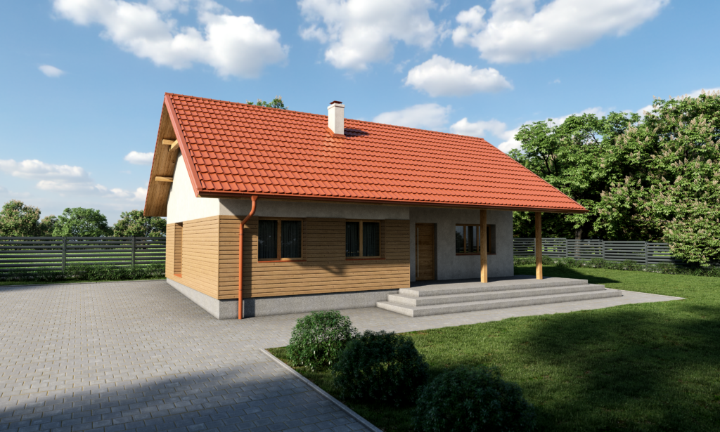 Construcción realizada con materiales de Hornval.